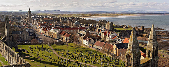 St Andrews cityscape panorama