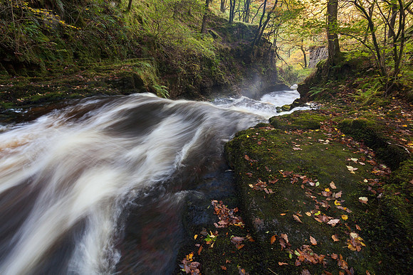 Waterfall Country, Brecon Beacons in autumn
