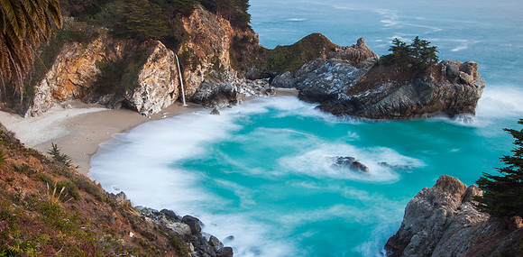 McWay Cove, Big Sur, at twilight