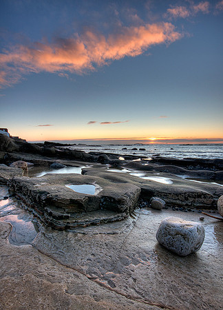 North Sea sunrise from Anstruther