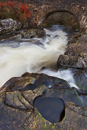 Falls of Dochart in full flow